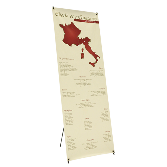 Plan de table mariage france et italie sur X-Banner
