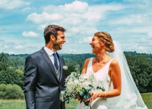 Couple de mariés par la photographe de mariage Sixtine Riche